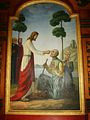 Sárkány Lóránd: A vakot gyógyító Jézus. Oltárkép.